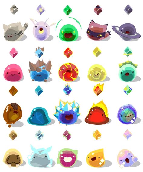 slime rancher - Brave Search Slime Rancher Game, Slime Rancher 2, Slimes Girl, Slime Rancher, Monster Characters, Cute Fantasy Creatures, Kawaii Chibi, Cute Monsters, Mystical Creatures