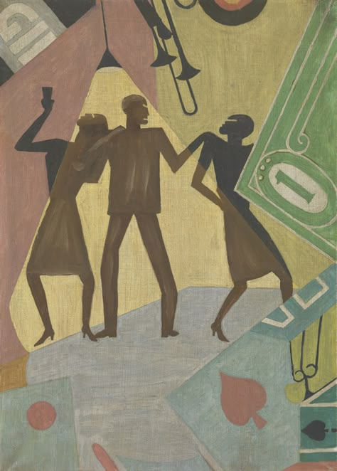 The Prodigal Son [Aaron Douglas] | Sartle - Rogue Art History Aaron Douglas, A Raisin In The Sun, Raisin In The Sun, The Prodigal Son, Prodigal Son, Black Panthers, Jazz Club, America Art, African American Art