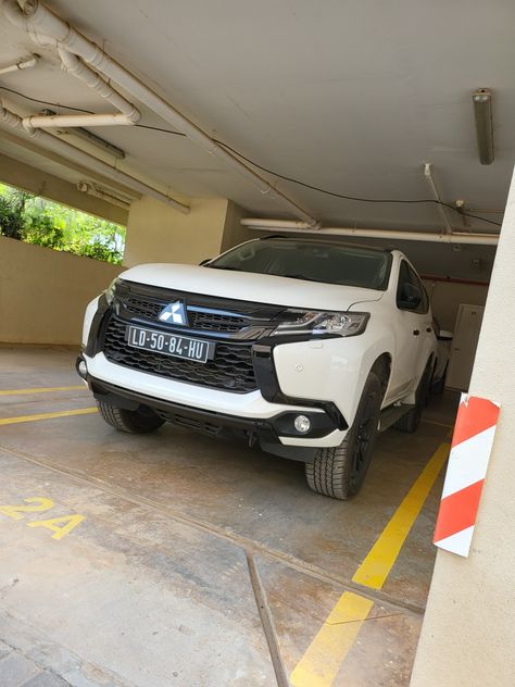 White and black, no chromes, black rims, tinted window, inside modified Pajero Sport Modified, Pajero Sport, Quick Saves