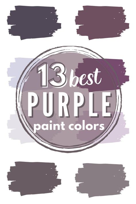 Plum Grey Paint Color, Purple Grey Paint Color Bedroom, Behr Purple Gray Paint Colors, Dusty Violet Paint Color, Violet Bathroom Ideas, Plum Office Ideas, Plum Paint Colors Bedrooms, Purple Paint Palette, Deep Purple Paint Colors