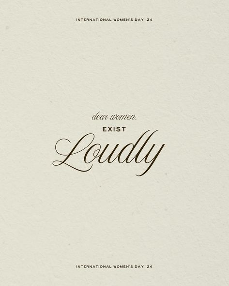 Dear women, exist loudly. This #internationalwomensday I want to remind you that YOU are your superpower. Just you. You don’t have to be braver stronger wiser tougher softer bigger smaller better or lesser You just need to be you, despite all the voices. The voices are all trying to distract you from your real self, which is the most YOU you can be. And that, my love, is you at your greatest power. Look for your joy. I love you 🤎 #iwd2024 #womeninbusiness #womeninbiz #femalefounders ... I Know Love Is Real Because I Exist, Female Founders, Great Power, Ladies Day, Super Powers, Mood Boards, I Love You, Love You