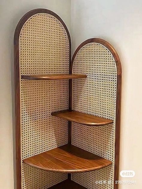 Building With Wood, Woodworking Projects For Beginners, Furniture Details Design, Cane Furniture, Corner Decor, Free Woodworking Plans, Beginner Woodworking Projects, Corner Shelf, Diy Home Furniture