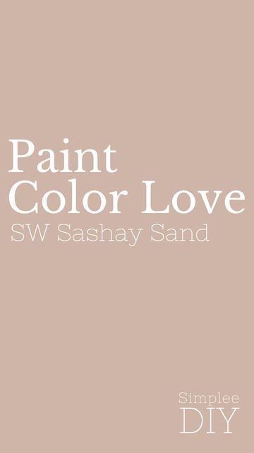 Loralee AhMu on Instagram: "Sashay Sand by Sherwin Williams is a muted beige with pink undertones that can bring warmth to a space while remaining subtle and soft.  Sashay Sand works well with a variety of accent colors and can complement both traditional and modern decor.  It works really well in spaces where you want to add a touch of color without overwhelming the room. This makes it suitable for bedrooms, living areas, and nurseries.  ✨Have you used Sashay Sand in your space?  ♥️ Save, Share, and Follow Simplee DIY for more paint and home decor ideas.  #sherwinwilliams #sherwinwilliamspaint #swcolove #paintcolor #paintcolors #wallpainting #wallpaint #interiorpaint #interiorpaint #pinkpaint" Likable Sand Sherwin Williams, Sherwin Williams Sashay Sand, Pink Beige Paint Colors, Sashay Sand Sherwin Williams, Sashay Sand, Beige Paint Colors, Bedroom Paint Colors Master, Beige Paint, Pink Living Room