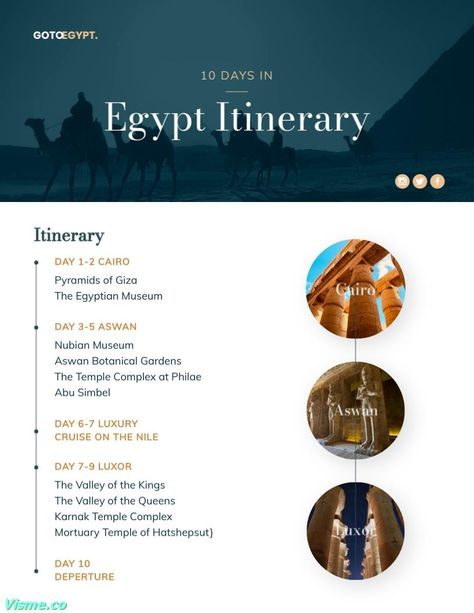 Archaeological Trip Itinerary Template Visme Tour Itinerary Template, Trip Itinerary Template, Itinerary Design, Poster Text, Itinerary Planner, Travel Post, Itinerary Template, Hotel Branding, Travel Itinerary Template