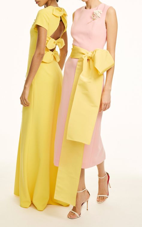 Women's Carolina Herrera Pre Fall 2024 Collection | Moda Operandi Carolina Herrera Fashion, Elegant Beauty, Silk Dresses, Embroidered Maxi Dress, Dress Silk, Chic Dresses, 2024 Collection, Carolina Herrera, Pre Fall