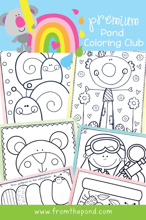 Farm Animals Preschool, Animals Preschool, From The Pond, Love Coloring Pages, Classroom Theme, Free Library, The Pond, Classroom Themes, Classroom Activities