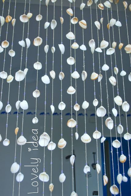 Shell Curtain, Seashell Wind Chimes, Beachy Room, Shell Decorations, Diy Wind Chimes, Shell Crafts Diy, Sea Glass Crafts, Ocean Decor, Diy Crafts To Do