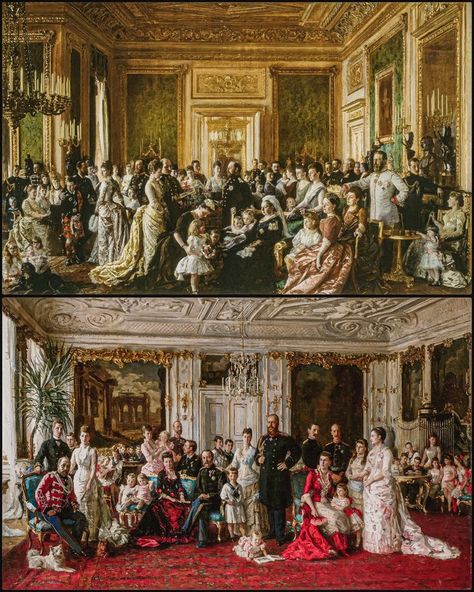 Royal Family Painting, British Royal Family Aesthetic, Amalienborg Palace, Queen Victoria Family, Army Poster, Colonial Art, Victorian Portraits, Princess Diana Pictures, Royal Houses