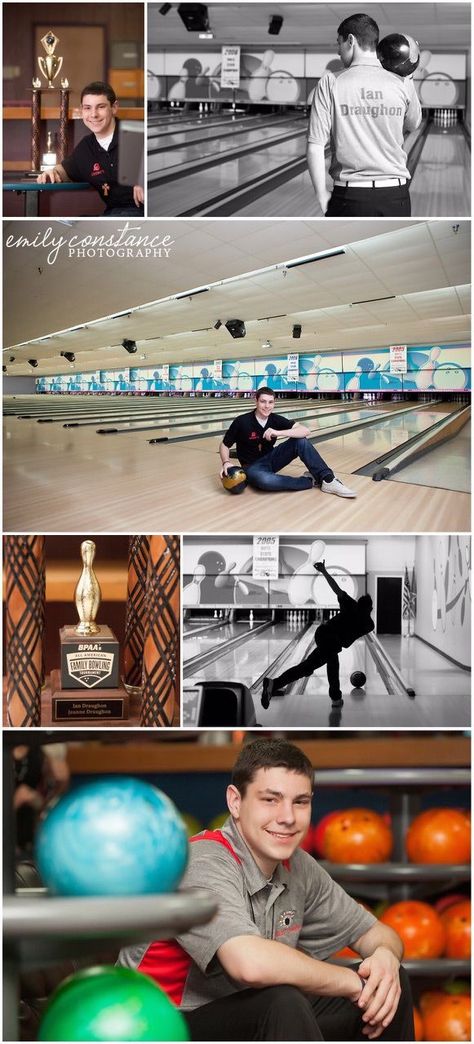 Senior Themes, Bowling Pics, Bowling Ideas, Bowling Pictures, Broken Arrow Oklahoma, Senior Portraits Male, Senior Photos Boys, Senior Photoshoot Poses, Unique Senior Pictures