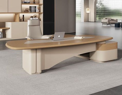 Bringing Life to Work: Top Office Interior Design Ideas for Efficiency Office Table Design Modern, Boss Table, Modern Office Table Design, Modern Office Table, Small Office Design Interior, Manager Table, Office Desk Designs, Luxury Desk, Corporate Interior Design