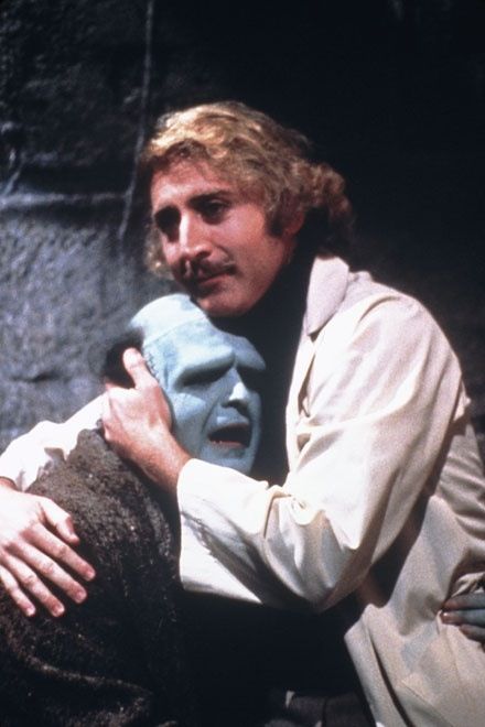 "This is a good boy! This is a mother's angel!". Peter Boyle and Gene Wilder in director Mel Brooks' "Young Frankenstein". 200 Movies, Mel Brooks Movies, Peter Boyle, Gene Wilder, Mel Brooks, Young Frankenstein, Film Vintage, Classic Monsters, Willy Wonka