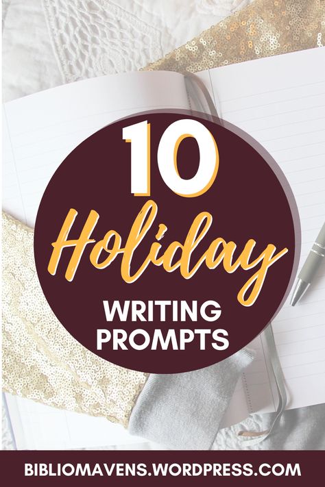 10 holiday writing prompts Christmas Story Prompts, Holiday Novels, October Writing Prompts, Short Story Prompts, Holiday Writing Prompts, October Writing, Holiday Writing, Christmas Romance, Holiday Stories