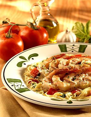 Recipe: Olive Garden Grilled Shrimp Caprese - Recipelink.com Shrimp Caprese, Olive Garden Recipes, Bbq Pork Ribs, Recipes Italian, Caprese Pasta, Grilled Shrimp Recipes, Pork Rib Recipes, Shrimp Dishes, Olive Gardens