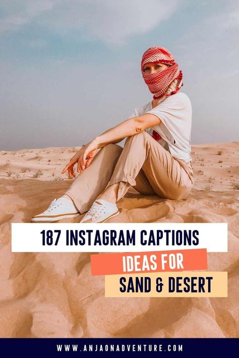 Looking for some scroll stopping desert and sand Instagram captions? This is the ultime guide to the best captions and quotes about desert for Instagram. Includes funny jokes and hilarious puns to describe this golden landscape. It can be for Sahara, Dubai desert, Arizona desert, Jordan or desert in Namibia. | Desert | Content Marketing | Influencer | Content Creator | Caption #travelcontent #travelcontentcreator #influencer #travelinfluencer #desert Abu Dhabi Desert Outfit, Caption For Desert Picture, Sand Captions For Instagram, Desert Story Instagram, Dubai Desert Safari Photo Ideas, Camel Ride Captions For Instagram, Egypt Captions Instagram, Jordan Captions, Dubai Desert Pictures Ideas