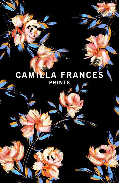 Collection - Camilla Frances PrintsCamilla Frances Prints Camilla Frances Prints, Camilla Frances, Leading A Team, Pattern Design Illustration, Floral Textile, Textile Pattern Design, Print Inspiration, Fall Prints, Digital Print Fabric