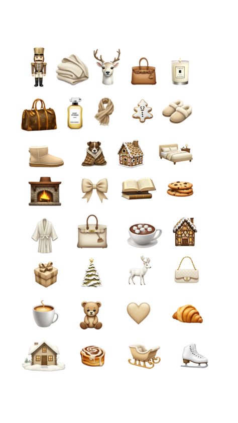 New emojis New Christmas Emojis, Highlights Emoji Instagram, Aesthetic Emojis For Instagram, Christmas Emojis Aesthetic, Christmas Emojis, Emojis Aesthetic, Emoji Aesthetic, Aesthetic Emojis, Ios Emojis