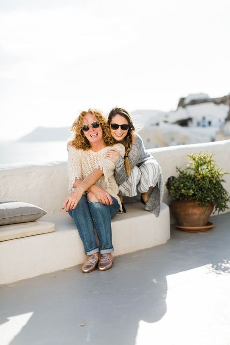 Mom Daughter Travel, Mother And Daughter Travel, Mother Daughter Travel, Mother Daughter Vacation, Lose Someone, Happy Teens, Future Board, Father Died, Trip To Greece