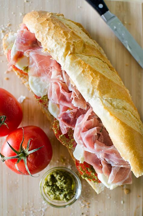 Prosciutto Mozzarella, Tomato Sandwiches, Marinated Tomatoes, Brunch Buffet, Tomato Sandwich, Delicious Sandwiches, Chapati, Soup And Sandwich, Wrap Sandwiches