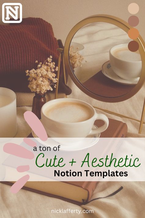 There's a theme to these Notion templates and it's *cute*! Cozy, aesthetic, and warm Notion templates make you want to open your Notion and journal, schedule, plan, or jot something down. They ooze fall vibes and feel like a good friend. This list is ever updating with both free and paid cute Notion templates. Cozy Notion Template, Cute Cozy Aesthetic, Cute Notion, Notion Themes, Journal Schedule, Student Dashboard, Aesthetic Notion, Homepage Template, Calming Spaces