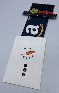 Kards by Kadie: Snowman Gift Card Holder Stampin Up Birthday Gift Card Holder, Snowman Gift Card Holder, Gift Card Holders To Make For Christmas, Gift Card Holders To Make, Gift Card Holders Stampin Up, Paper Creativity, Gift Money Holder, Gift Card Holder Template, Gift Card Presentation