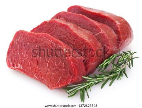 Raw Beef Isolated On White Background Stock Photo 1372823348 | Shutterstock Raw Beef, Beef Meat, White Background Photo, Limousin, White Stock, Meatloaf, Healthy Foods, White Background, Stock Images