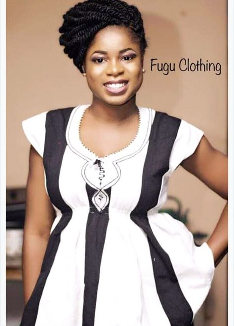 Fugu Design Tops for Ladies | Clipkulture | Clipkulture Fugu Styles For Ladies, Dress Styles For Ladies, Ghana Clothes, Igbo Traditional Wedding, Ghanaian Wedding, Cultural Fashion, South African Weddings, Traditional Weddings, Traditional Wedding Attire