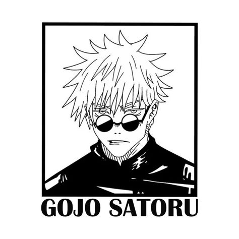 Jujutsu kaisen gojo satoru anime design - Gojo Satoru - Tank Top | TeePublic Gojo Satoru Anime, Mascara Oni, 9:16 Wallpaper, Sunglasses Sticker, Jujutsu Kaisen Gojo Satoru, Manga Tattoo, Small Girl Tattoos, Japan Tattoo, Anime Tshirt