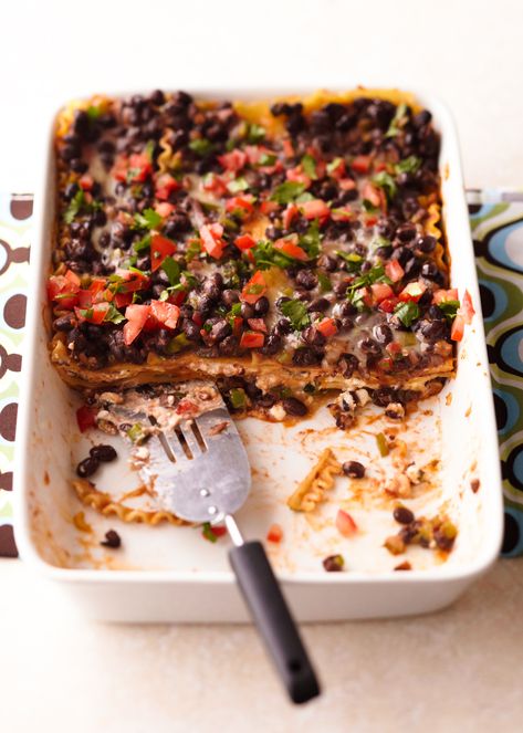 Freezer Casserole Recipes That Make Weeknight Dinners So Much Easier Black Bean Lasagna, Bean Lasagna, Freezer Casseroles, Southwestern Food, Vegetarian Casserole Recipes, Vegetable Casserole Recipes, Vegetarian Casserole, Vegetable Casserole, Spice It Up