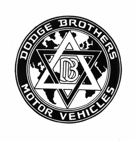 Dodge Brothers Logo Meaning, Dodge Logo, Dodge Brothers, Vintage Dodge, Dodge Pickup Trucks, Moto Logo, Car Hood Ornaments, Dodge Pickup, Dodge Vehicles