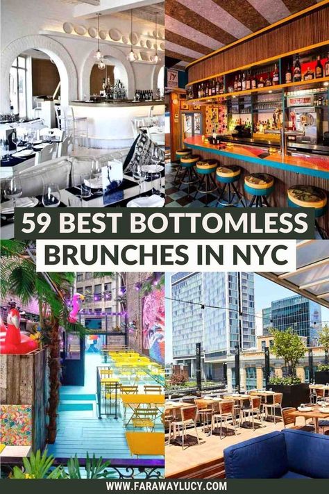 Places To Go Nyc, New York Brunch, Nyc Places To Visit, Places To Go In Nyc, Nyc Nightlife, Nyc Brunch Outfit, Brunch In Nyc, Best Food Spots In Nyc, New York Breakfast Places