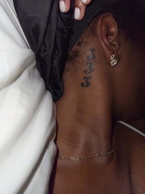 Tattoo Ideas Dark Skin Female, Tattoo Ideas Dark Skin, Tattoo Ideas Dark, Nape Tattoo, Womp Womp, Up Tattoos, Piercing Tattoo, Neck Tattoo, Behind Ear Tattoo