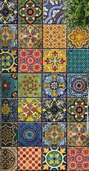 Colorful Tiles, Bohemian Kitchen, Keramik Design, Moroccan Tiles, Moroccan Decor, Beautiful Tile, Boho Home, Moroccan Style, Tiny Homes