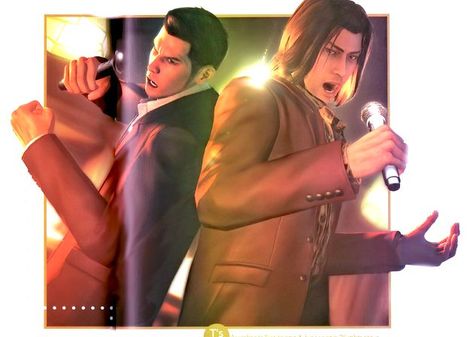 Kiryu And Nishiki, Yakuza 0 Kiryu, Yakuza 0, Reference Images, Im Trying, Karaoke, Fictional Characters