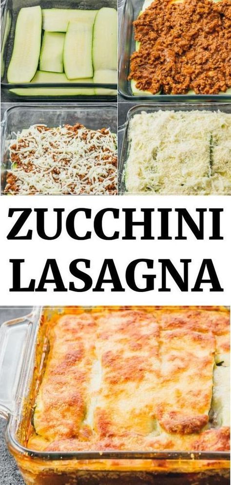 Creative Cookery, Keto And Gluten Free, Cottage Meals, Best Zucchini, Zucchini Recipes Healthy, Zucchini Noodle, Keto Zucchini, Keto Lasagna, Traditional Lasagna