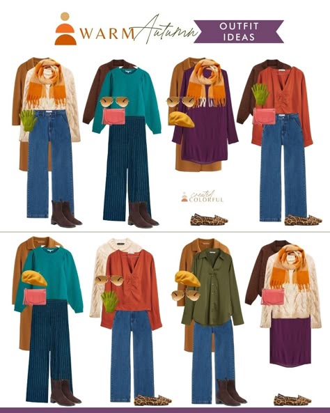 Guys Fall Outfits, Warm Autumn Outfits, Warm Autumn Color Palette, Autumn True, Autumn Color Palette Fashion, Color Palette Fashion, Warm Fall Outfits, Autumn Colour Palette, Deep Autumn Color Palette