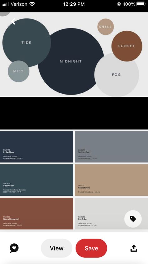 Slate Blue And Brown Color Scheme, Cooper Paint Color, Moscow Midnight Coordinating Colors, Dark Blue And Brown Color Palette, Dark Blue Grey Accent Wall, Dark Blue Accent Wall Office, Blue Brown Silver Color Palettes, Warm Dark Blue Paint Colors, Warm Navy Blue Paint Colors