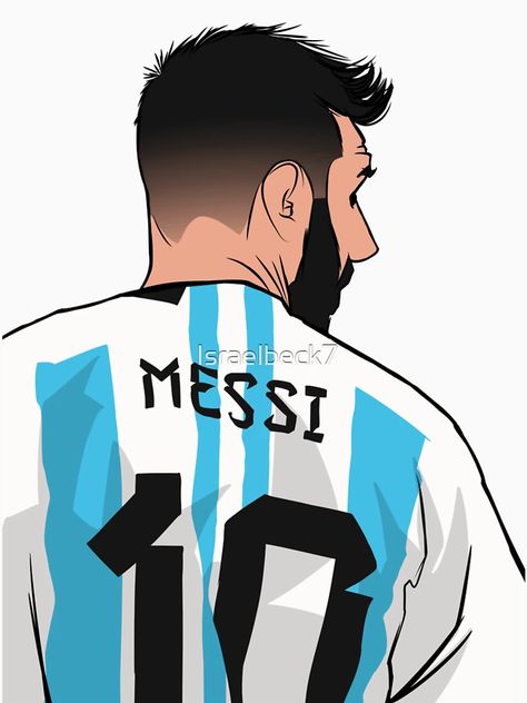 "Messi" Premium T-Shirt for Sale by Israelbeck7 | Redbubble Sticker Messi, Messi Shirt, Bf Gift, Messi Poster, Bf Gifts, Cute Stickers, Sale Poster, Character Design, Tshirt Designs