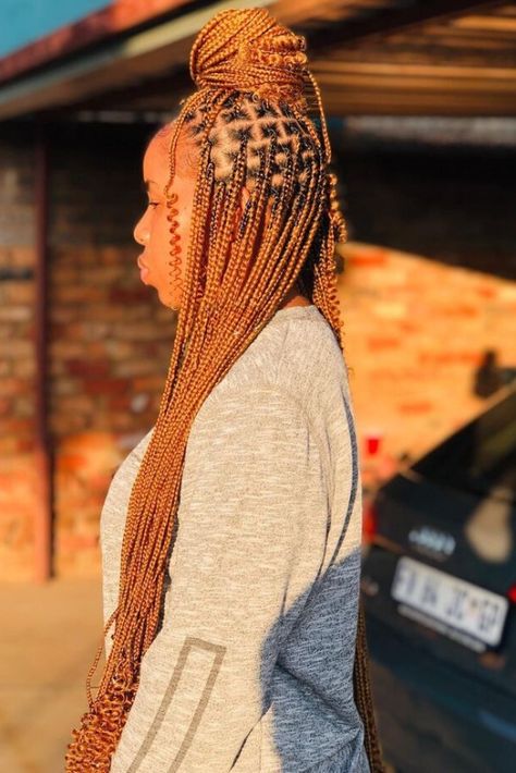 16 Must-Try Honey Brown Knotless Braids For a Stylish Makeover Honey Brown Knotless Braids, Brown Knotless Braids, Brown Knotless, Models Outfits, Brown To Blonde Ombre, Light Makeup Looks, Cute Sundress, Singer Fashion, Blonde Tones