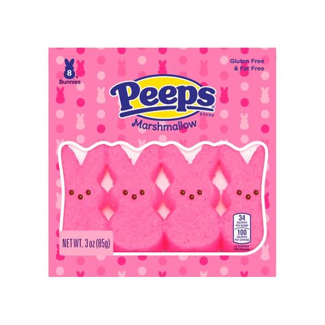 Peep (1 bag) Easter Pink Marshmallow Bunny Candy - 8 Bunnies per Bag - Gluten & Fat Free - 3 oz / 85 g Peeps Flavors, Marshmallow Bunnies, Pink Marshmallow, Easter Marshmallow, Marshmallow Bunny, Marshmallow Peeps, Pink Marshmallows, Marshmallow Treats, Holiday Favorite Recipes