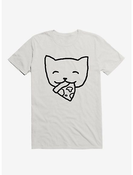 Mmmmm T-Shirt, WHITE Danielle Nicole Disney, Cat Tee Shirts, Galaxy T Shirt, Fox Shirt, Rainbow Cat, Emo Outfits, Cat Tee, Womens Crewneck, Give Back