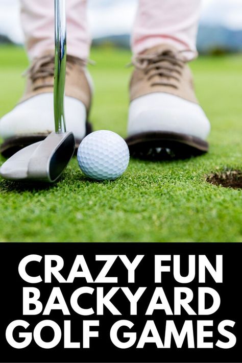 Home Made Games, Golf Party Games, Backyard Golf, Backyard Party Games, Golf Games, Fun Backyard, Golf Party Decorations, Golf Birthday Party, Games For Fun