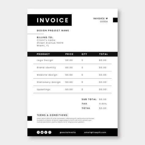 Quotation Sample, Invoice Design Template, Free Business Card Design, Business Invoice, Business Cards Design, Invoice Design, Visual Identity Design, Free Business Cards, Graphic Design Packaging