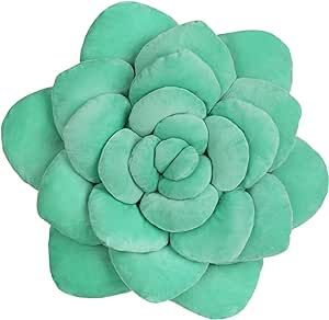 Succulent Pillows, Plant Pillows, Plant Plush, Succulent Throw Pillow, Natural Living Room Decor, Flower Pillows, Comforting Hug, Succulent Pillow, All Things Green