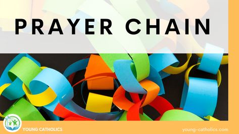 A prayer chain puts our prayers in a tangible form. For children, this can be a good way to teach about the different types of prayer. Classroom Prayer, Vbs Stellar, Prayer Of Praise, Prayer Chain, Types Of Prayer, Asking For Prayers, Secret Sister, Paper Chains, Bible Lessons For Kids