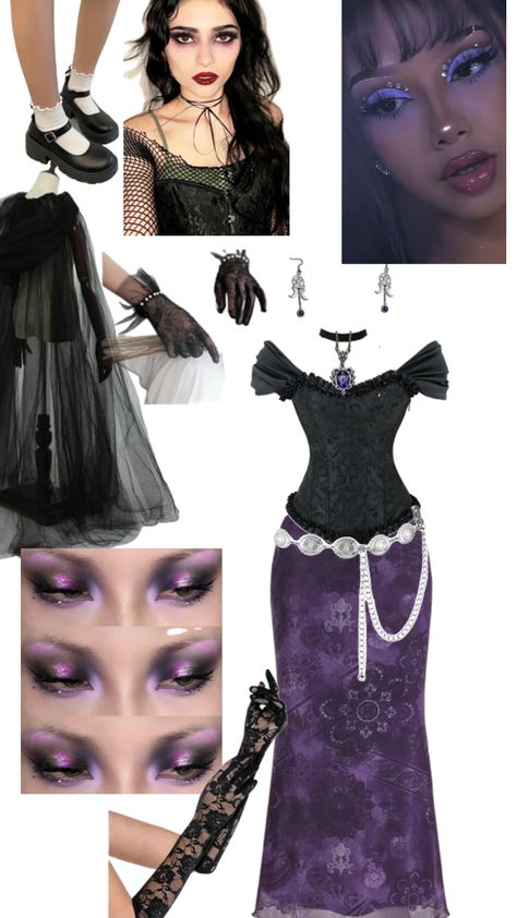 Purple Witch Costume, Dark Victorian, Purple Witch, Witch Costumes, Costume Inspo, Purple Dark, Witch Costume, Coven, Halloween Costumes