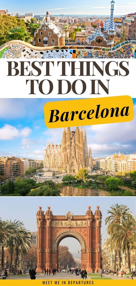 Looking for the ultimate Barcelona itinerary? This guide covers 32 must-see sights and activities to help you experience the best of the city.  Barcelona things to do | Barcelona things to see | Barcelona what to see | Barcelona what to do | Barcelona what to visit | Barcelona travel guide | Barcelona bucket list challenge | Barcelona travel bucket list | Barcelona Spain bucket list | bucket list Barcelona | things to do in Barcelona Spain | places to see in Barcelona Madrid To Barcelona Train, Barcelona In A Day, Must See In Barcelona Spain, Must Do In Barcelona Spain, Barcelona And Madrid Itinerary, Must See Barcelona, Best Things To Do In Barcelona, Barcelona Must Do, One Day In Barcelona