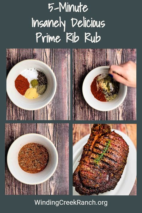 This is the best prime rib rub recipe that you're going to find. It's simple and easy to make, and it will give your prime rib an amazing flavor. You won't regret trying this recipe out! Prime Rib Rub Recipe Spices, Prime Rib Roast Rub Recipe, Best Prime Rib Rub Recipe, Prime Rib Roast Rub, Prime Rib Rub Recipe, Best Prime Rib, Rib Rub Recipe, Homemade Dry Rub, Dry Rub Recipes