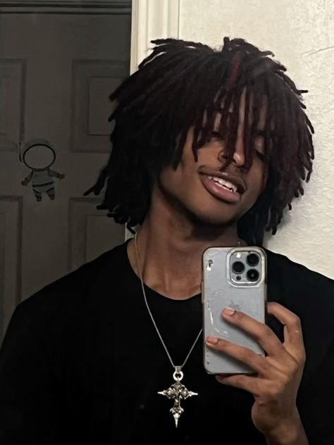 #blackman #dreadhead #inspiration Black Dreadheads, Fine Dreadheads, Light Skin Guys, Studs With Dreads, Dread Ideas, Dyed Hair Men, Dread Heads, Cute Dreads, Dread Head