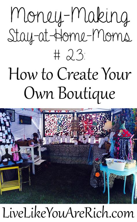 How to Start Your Own Boutique #LiveLikeYouAreRich Sewing Business Ideas, Business Thoughts, Boutique Business, Product Promotion, Money Makers, Mobile Boutique, Sewing Business, Side Business, Business Help