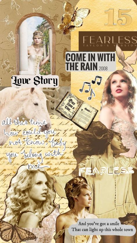 Taylor Swift Moodboard, Taylor Swift Fearless, You Belong With Me, Taylor Swift Album, Taylor Swift Wallpaper, Connect With People, Your Aesthetic, Creative Energy, Love Story